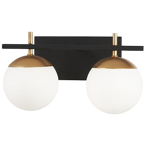 Alluria-Two Light Bath Vanity-15 Inches Wide by 8.5 Inches Tall - 704730