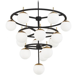 Alluria-Sixteen Light Chandelier-36 Inches Wide by 32.5 Inches Tall