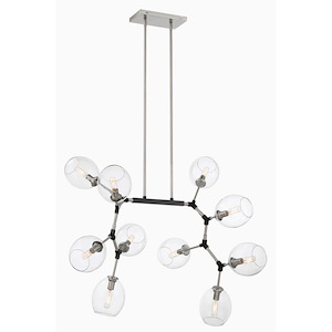 Nexpo - 10 Light Chandelier-15.13 Inches Tall and 50.38 Inches Wide - 1294654
