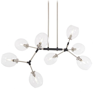Nexpo-Eight Light Chandelier-25.5 Inches Wide by 16.75 Inches Tall