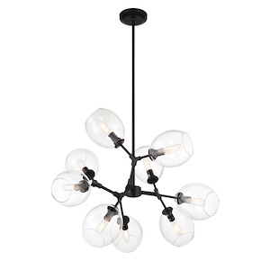 Nexpo - 9 Light Chandelier-14.63 Inches Tall and 30 Inches Wide - 1294659