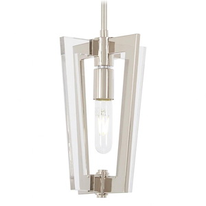Crystal Chrome-One Light Mini Pendant-8 Inches Wide by 12.5 Inches Tall - 704710