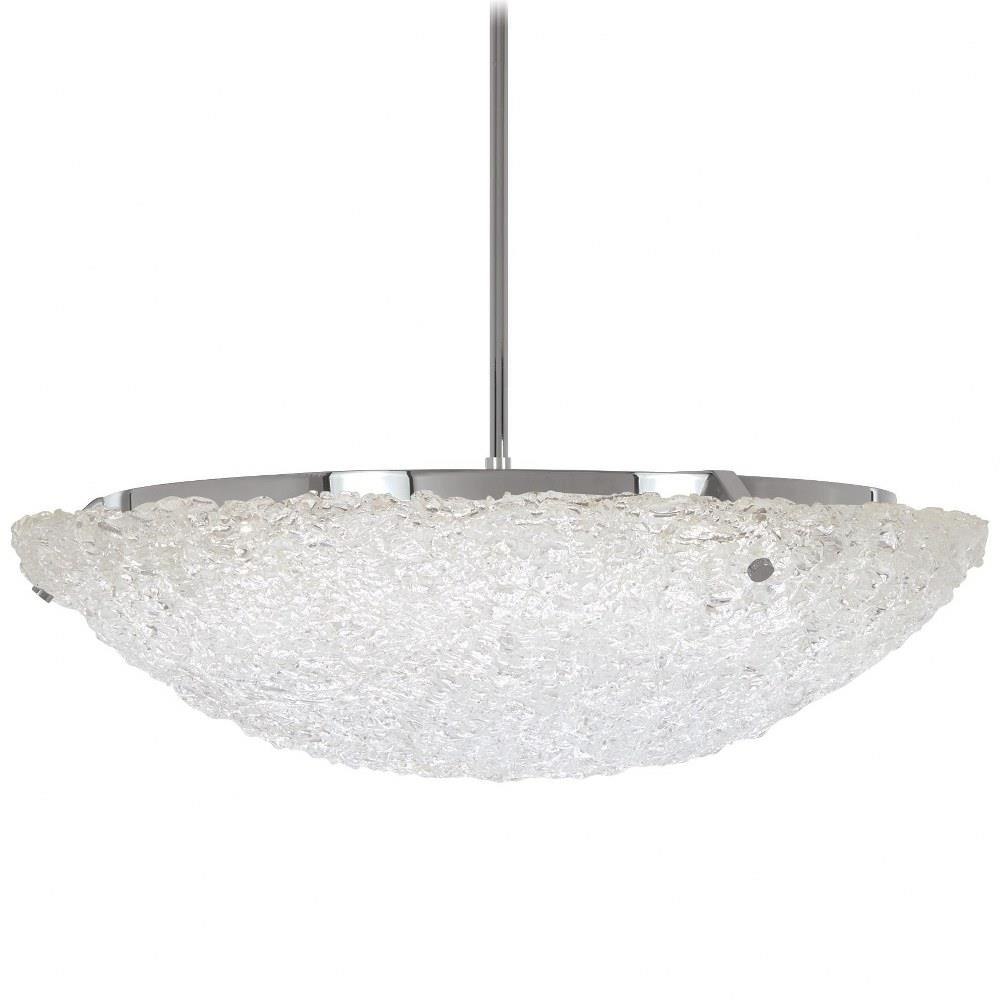 George Kovacs Lighting P1389-077-L Forest Ice 24 Inch 54W LED  Convertible Pendant