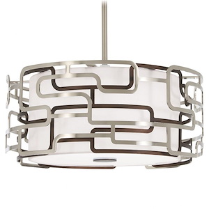Alecia&#39;s Tiers-32W 1 LED Pendant-15 Inches Wide by 8.25 Inches Tall