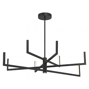 Articular - 208W 8 LED Chandelier-10.5 Inches Tall and 36 Inches Wide - 1335876