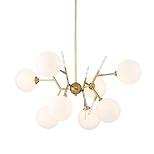 8 Light Chandelier-36 Inches Wide by 26 Inches Tall
