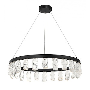 Artic Glacier - 30W 1 LED Chandelier-14.5 Inches Tall and 33.25 Inches Wide - 1335877