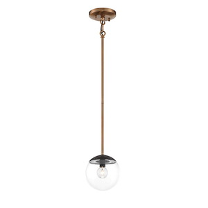 Outer Limits-1 Light Mini Pendant-6 Inches Wide by 10.13 Inches Tall - 1215351