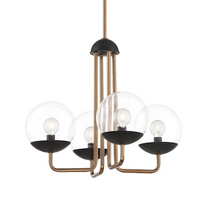 Outer Limits-4 Light Chandelier-19 Inches Wide by 16.25 Inches Tall - 1215499