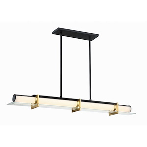 Midnight Gold-LED Linear Island Light-40 Inches Wide by 4 Inches Tall
