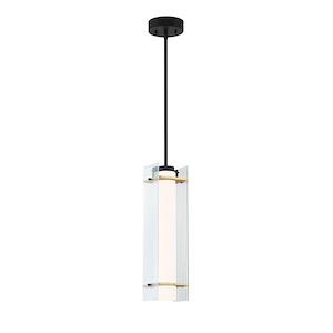 Midnight Gold-LED Light Pendant-5.5 Inches Wide by 18 Inches Tall - 1215617