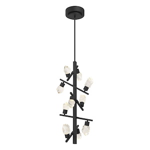 Kosmyc - 400W 10 LED Foyer Pendant-34.5 Inches Tall and 14.5 Inches Wide - 1335881