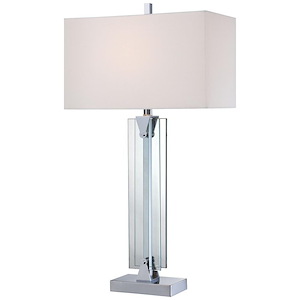 One Light Table Lamp in Transitional Style-10 Inches Wide by 31.5 Inches Tall