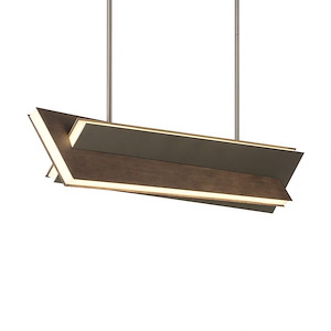 Intersezioni - 51W 1 LED Island-6.75 Inches Tall and 36.25 Inches Wide
