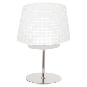 6W 1 LED Table Lamp-12 Inches Wide by 19 Inches Tall