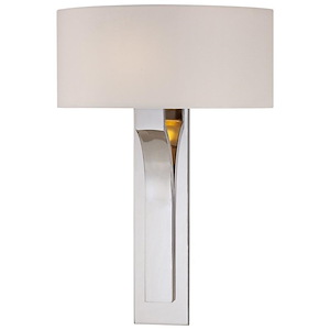 One Light Wall Sconce in Contemporary Style-11.75 Inches Wide by 16.75 Inches Tall
