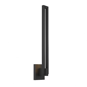 Music - 24W 1 LED Wall Sconce-24 Inches Tall and 5 Inches Wide