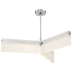 Skinny-81W 3 LED Pendant in Contemporary Style-33.75 Inches Wide by 7 Inches Tall