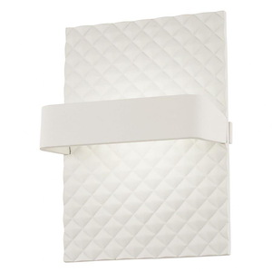 Quilted-8W 1 LED Wall Sconce-6.5 Inches Wide by 9.25 Inches Tall - 704677