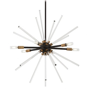 Spiked - 25 Inch Six Light Pendant