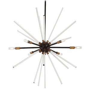 Spiked - 30.5 Inch Six Light Pendant