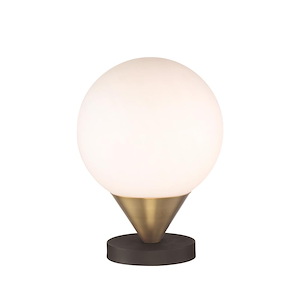 Alluria-10W 1 LED Table Lamp in Contemporary Style-9 Inches Wide by 12.5 Inches Tall