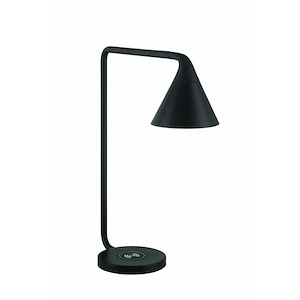 8W 1 LED Table Lamp-19.75 Inches Tall and 8.25 Inches Wide