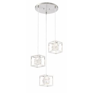 San Marin - 15W 3 LED Mini Pendant-5.63 Inches Tall and 16.75 Inches Wide - 1294666