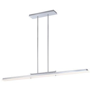 Twist And Shout-40W 1 LED Island in Contemporary Style-46 Inches Wide by 2.5 Inches Tall - 433489