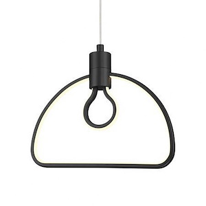 Edison'S Outline - 16W 1 LED Pendant-8.5 Inches Tall and 10.38 Inches Wide - 1335922