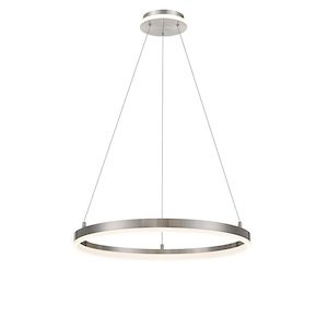 Recovery - 38W 1 LED Pendant-2.25 Inches Tall and 23.63 Inches Wide