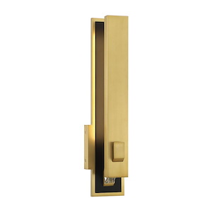 Sauvity - 18W 1 LED Wall Sconce-20 Inches Tall and 5 Inches Wide - 1335928
