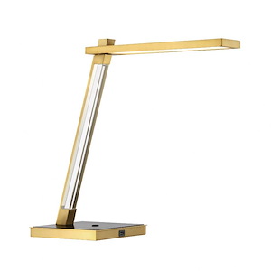 Sauvity - 13W 1 LED Table Lamp-20.25 Inches Tall and 8.25 Inches Wide