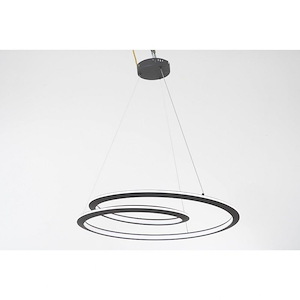 Infinite - 60W 1 LED Pendant-59 Inches Tall and 28 Inches Wide
