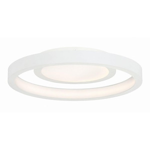 Knock Out - 14 Inch 42W 1 LED Flush Mount