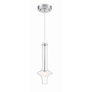 Bottleneck-6W 1 LED Pendant-6.5 Inches Wide by 16 Inches Tall
