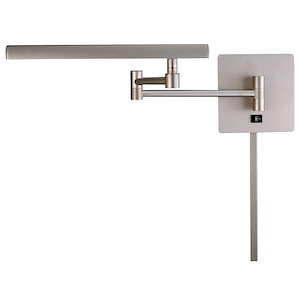 1 Light Swing Arm Wall Mount In Contemporary Style-6 Inches Tall and 24.25 Inches Wide