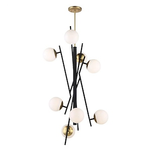 48W 8 LED Foyer-23.13 Inches Wide by 36.25 Inches Tall