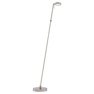 George's Reading Room-8W 1 LED Floor Lamp in Contemporary Style-8.25 Inches Wide by 49.75 Inches Tall - 351221