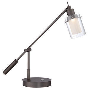 8W 1 LED Table Lamp-6.75 Inches Wide by 19.75 Inches Tall