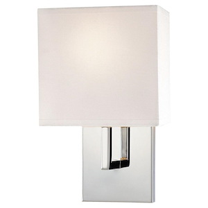 One Light Wall Sconce in Contemporary Style-7 Inches Wide by 11.25 Inches Tall