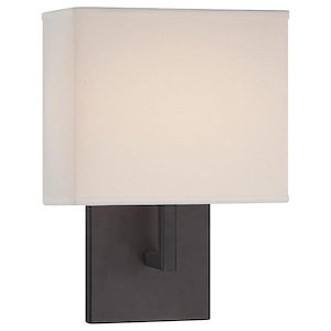 8W 1 LED Wall Sconce in Contemporary Style-7.75 Inches Wide by 11 Inches Tall