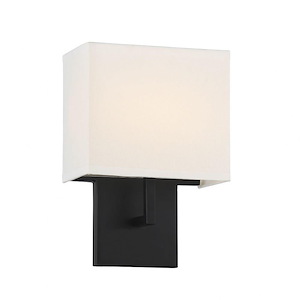 8W 1 LED Wall Mount In 11 Inches Tall and 7.75 Inches Wide