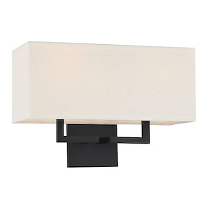 2 Light Wall Mount In 11 Inches Tall and 16 Inches Wide