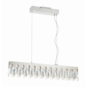 Curio - 27W 1 LED Island-6.88 Inches Tall and 32.25 Inches Wide