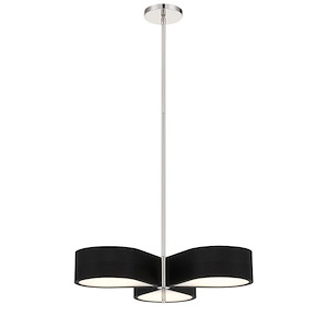 Side Step - 45W 3 LED Pendant-24 Inches Tall and 22.75 Inches Wide