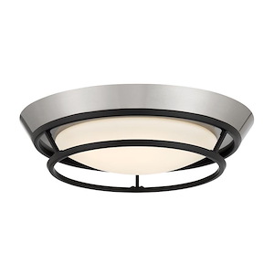 Beam Me Up - 20W 1 LED Flush Mount-3 Inches Tall and 14 Inches Wide