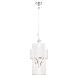 Gramercy - 1 Light Pendant-28 Inches Tall and 11.88 Inches Wide