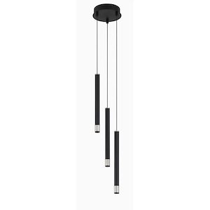 Wand - 15W 3 LED Pendant-13.75 Inches Tall and 7 Inches Wide - 1294717