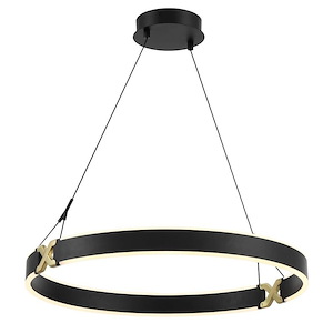 Recovery X - 44W 1 LED Pendant-7 Inches Tall and 25.5 Inches Wide - 1294722